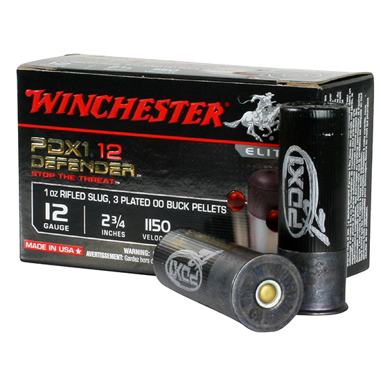 WIN PDX1 DEFENDER 12GA SLUG/00 10/10 - Ammunition